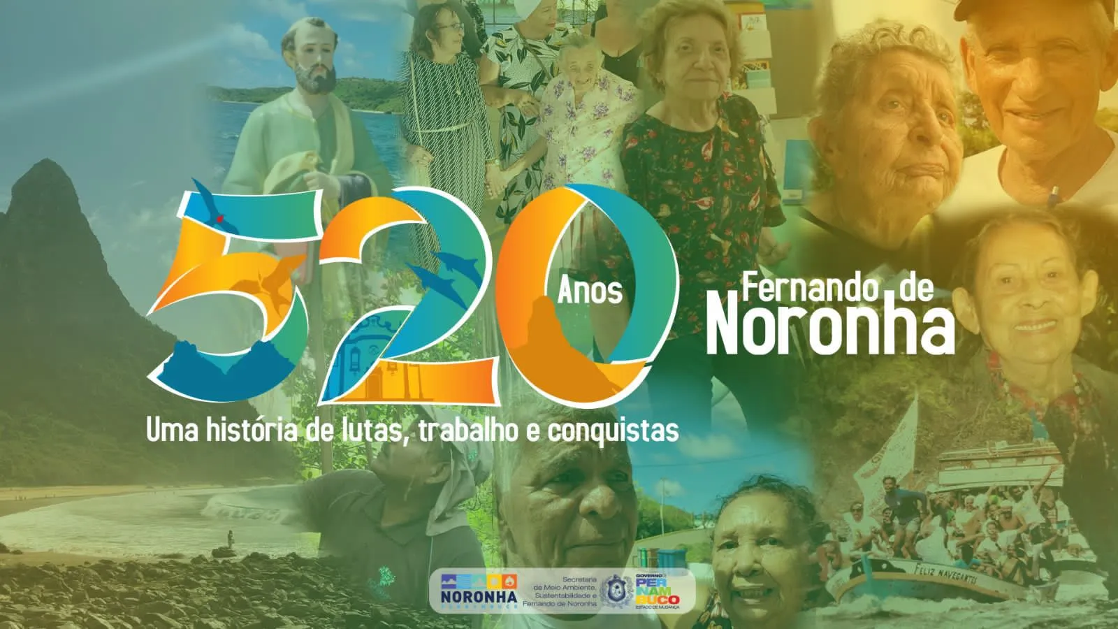 Fernando de Noronha completa 520 anos!